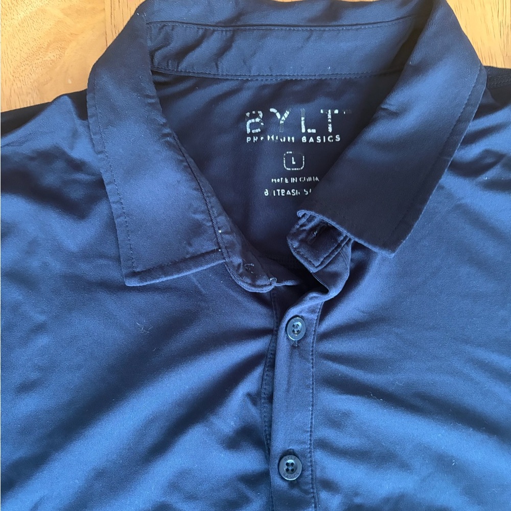BYLT Basics Men's Deep Blue Polo